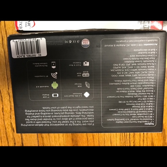 7in tablet and leather keyboard case - Picture 3 of 3